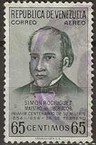 [Airmail - The 100th Anniversary of the Death of Simon Rodriguez, Bolivar's Tutor, 1771-1854, type ANR4]