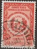[The 1st Postal Convention, Caracas, tip APF3]