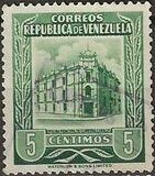 [Caracas Central Post Office - Inscription "CORREOS - REPUBLICA DE VENEZUELA", tip AIK25]