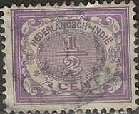[Numeral stamps - Numerals on Colored Background, type F]