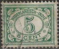 [Numeral Stamps & Queen Wilhelmina, tip I13]