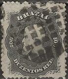 [Emperor Dom Pedro - White Wove Paper, Tüüp J]