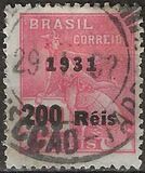 [No. 307 Surcharged, type CK31]