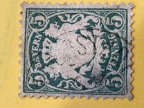 [Stemma della Baviera - Valore in Pfennig - Filigrana: linee ondulate larghe, Scrivi D31]