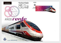 [The 80th Anniversary of the Renfe Operadora National Rail Company, type HES]