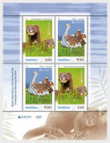 [EUROPA Stamps - Endangered National Wildlife, Tipi LHM]