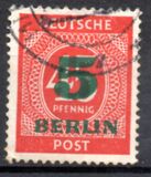 [Overprinted "Allied Occupation Zone" Stamps, タイプ T]