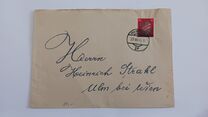 [Adolf Hitler, 1889-1945 - German Empire Postage Stamp Overprinted, Tip JA]