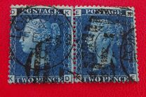 [Queen Victoria - Colored Control Letters in Corners, 类型 J]