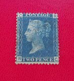 [Queen Victoria - Colored Control Letters in Corners, 类型 J]