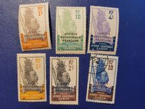 [Issues of 1911-22 in New Colors - Inscription "AFRIQUE EQUATORIALE FRANCAISE" - Warrior, タイプ P]