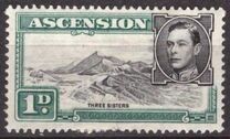 [King George VI and Views of Ascension, type R2]
