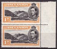 [King George VI and Views of Ascension, typ F8]