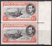 [King George VI and Views of Ascension, typ P4]