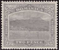 [Roseau, Capital of Dominica - New Watermark, Tipe G33]