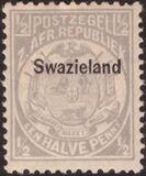 [South African Republic Postage Stamps Overprinted "Swazieland", type A]
