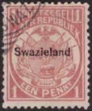 [South African Republic Postage Stamps Overprinted "Swazieland", type A1]