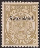 [South African Republic Postage Stamps Overprinted "Swazieland", type A3]
