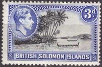 [Portrait of King George VI and Local Motives, tegund L]