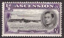 [King George VI and Views of Ascension, タイプ O]