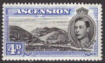 [King George VI and Views of Ascension, タイプ F4]