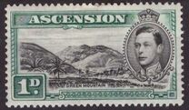 [King George VI and Views of Ascension, タイプ F1]