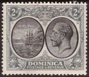 [Seal of Colony & King George V - Different Watermark, type R8]