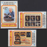 [Airmail - Literacy Campaign, and the 100th Anniversary of the Death of Rowland Hill, 1795-1879 - Overprinted "1980 ANO DE LA ALFABETIZACION", type BBF]