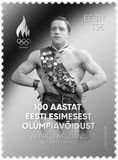 [First Estonian Olympic Medal Winner, Alfred Neuland, 1895-1966, tegund BDG]