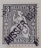 [Helvetia - New Design - Value in Corners - White Paper, type K1]