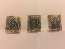 [Turkish Postage Stamps Overprinted "R.O.", type A2]