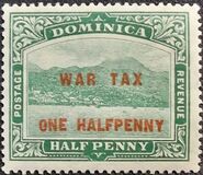 [No. 44 Overprinted "WAR TAX" & Surcharged, type K]