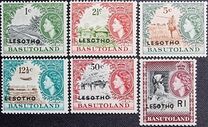[Basutoland Postage Stamps  Overprinted "LESOTHO", Typ L]