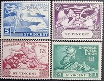 [The 75th Anniversary of Universal Postal Union, Tip AG]
