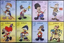 [International Stamp Exhibition "STAMP WORLD LONDON '90" - London, England - Walt Disney Characters and Uniforms, тип ASK]