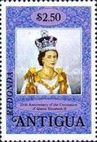 [Antigua Postage Stamps Overprinted "REDONDA" - Coronation of Queen Elizabeth II, type B]