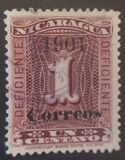 [Postal Due Stamps Surcharged "1901 - Correos", type V]
