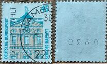 [Sightseeings - Rastatt Castle and Helgoland, typ AUP]