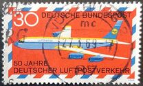[The 50th Anniversary of the German Airmail, τύπος OE]