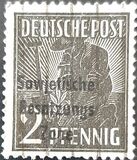 [Joint Allied Occupation Zones Stamps Overprinted "Sowjetische Besatzungs Zone", tip B]