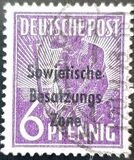 [Joint Allied Occupation Zones Stamps Overprinted "Sowjetische Besatzungs Zone", tip B1]