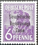[Joint Allied Occupation Zones Stamps Overprinted "Sowjetische Besatzungs Zone", tip B1]