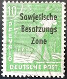[Joint Allied Occupation Zones Stamps Overprinted "Sowjetische Besatzungs Zone", tip B3]