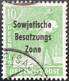 [Joint Allied Occupation Zones Stamps Overprinted "Sowjetische Besatzungs Zone", tip B3]