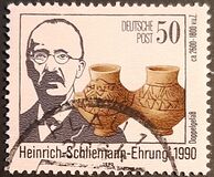 [The 100th Anniversary of the Birth of Heinrich Schliemann, type DIJ]