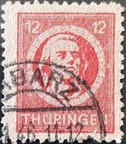 [The 140th Anniversary of the Death of Friedrich von Schiller, 1759-1805, Typ B]