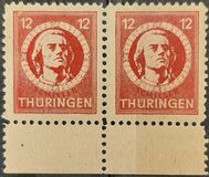 [The 140th Anniversary of the Death of Friedrich von Schiller, 1759-1805, Typ B]
