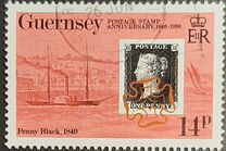 [The 150th Anniversary of the Stamps, тып QX]