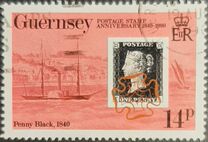 [The 150th Anniversary of the Stamps, тып QX]