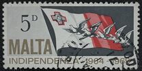 [5º Aniversario de la independencia., tipo GP]